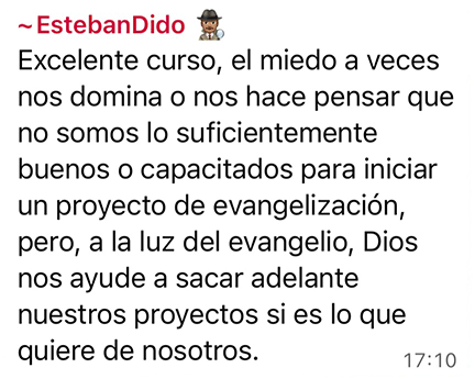 Testimonio de EstebanDido